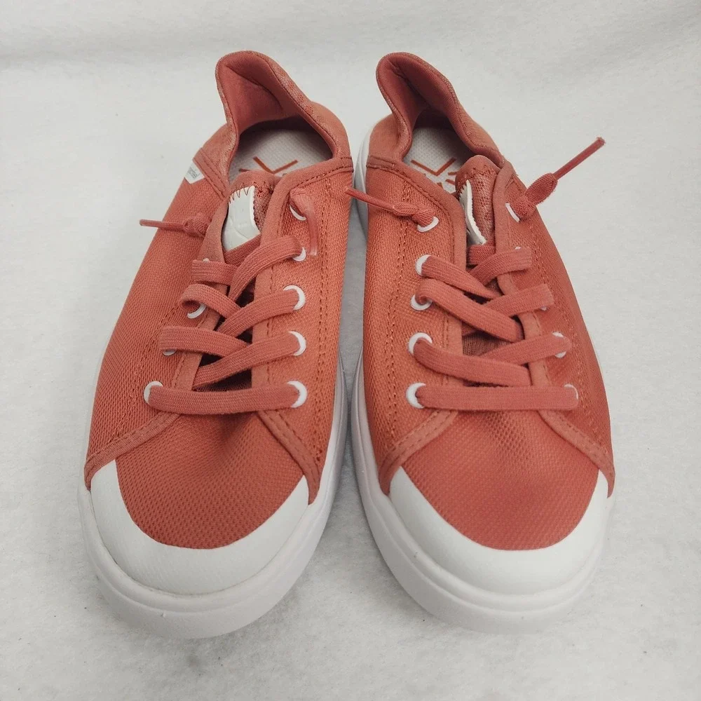 Tropicfeel Sunset Womens US 7.5 Sneakers Ginger Red White Low Top Athletic Shoes